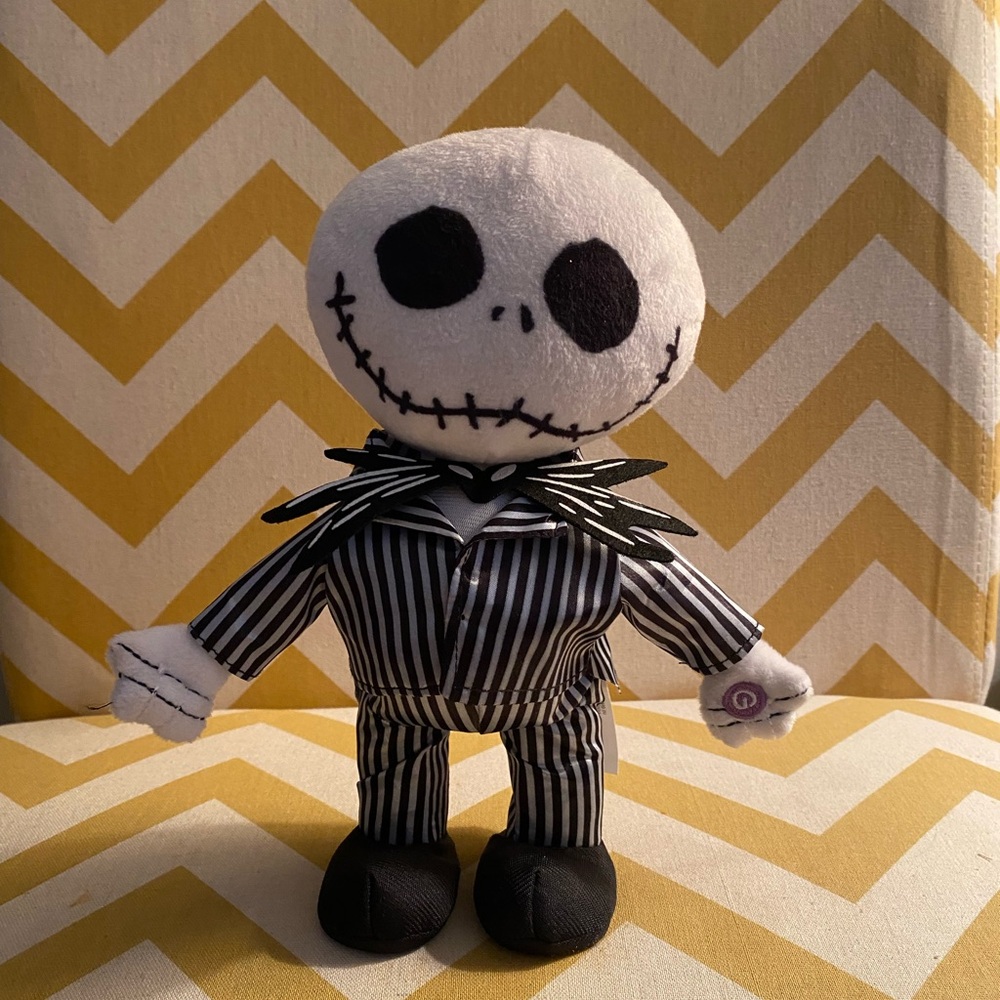 Walking musical Jack Skellington plush Nightmare Before Christmas (k)